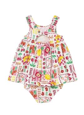 Robe Mayoral fruits multicolores pour bébé