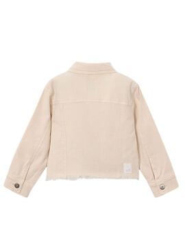 Veste de chasse beige Mayoral pour fille