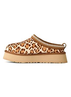 Mules UGG Tazz en estampado animal de leopardo para mujer.