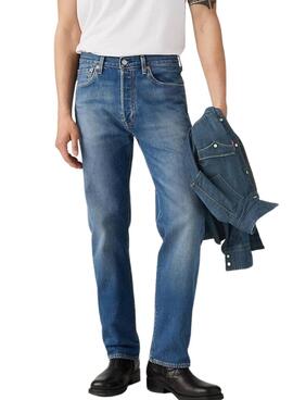 Jean Levi's 501 en denim medio pour homme
