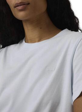 T-shirt Levi's basique bleu pour femme.