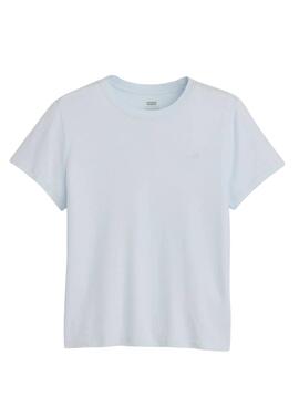 T-shirt Levi's basique bleu pour femme.