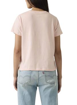 T-shirt Levi's rose basique pour femme