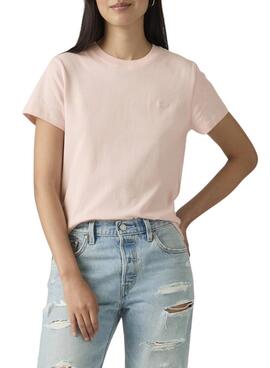 T-shirt Levi's rose basique pour femme
