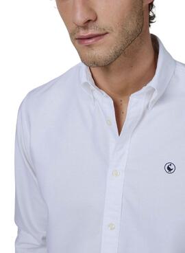 Chemise Le Ganso Dyed blanc pour homme