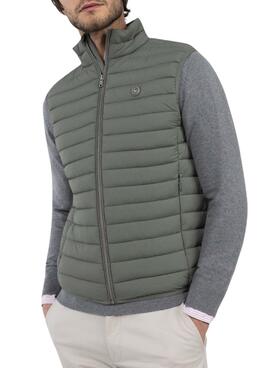 Gilet El Ganso vert basique pour homme