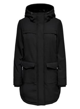 Parka Only Masstrich noire pour femme