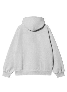 Sweat à capuche Carhartt gris pour homme