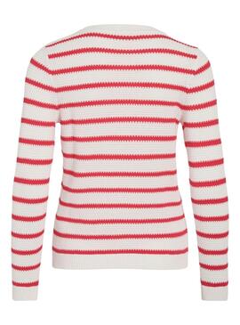 Maillot Vila Vidalo blanco y rojo para mujer.