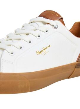 Chaussures Pepe Jeans Kenton blanches pour homme