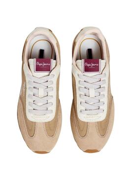 Chaussures Pepe Jeans Jane beige pour femme