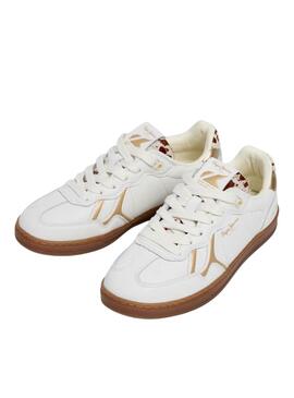 Chaussures Pepe Jeans Ball Chic blanches pour femme