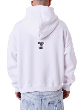 Sweatshirt Project x Paris Change The Game blanc pour homme