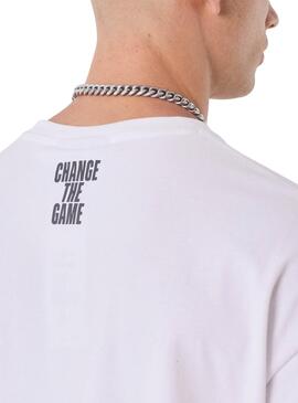 T-shirt Project x Paris Change The Game blanc pour homme.