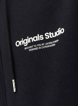 Sweatshirt Jack and Jones Vesterbro noir pour homme