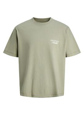 T-shirt Jack and Jones Norrebro verte pour homme