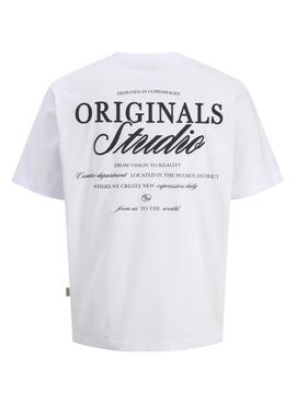 T-shirt Jack and Jones Norrebro blanc pour homme