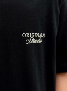 T-shirt Jack and Jones Norrebro noir pour homme