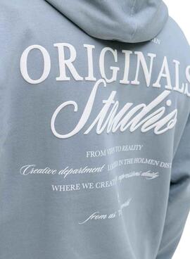 Sweatshirt Jack and Jones Norrebro bleu pour homme