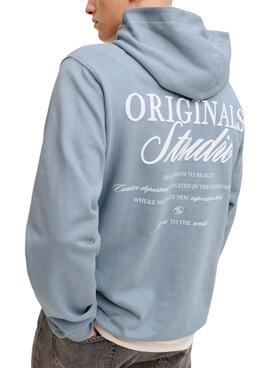 Sweatshirt Jack and Jones Norrebro bleu pour homme