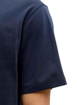 T-shirt Jack and Jones Corp bleue marine pour homme
