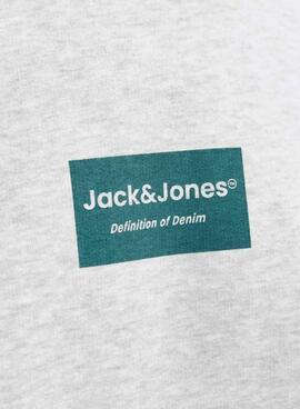 Sweatshirt Jack and Jones Frank gris pour homme