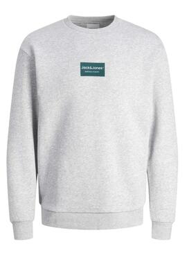 Sweatshirt Jack and Jones Frank gris pour homme