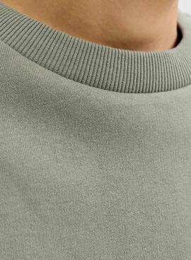 Sweat-shirt Jack and Jones Frank vert pour homme.
