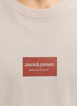 Haut Jack and Jones Frank beige pour homme.