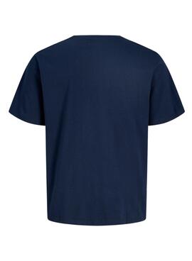 T-shirt Jack and Jones Frank marine pour homme