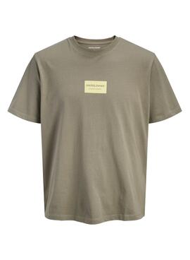 T-shirt Jack and Jones Frank verte pour homme