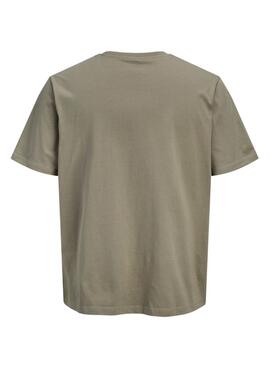 T-shirt Jack and Jones Frank verte pour homme