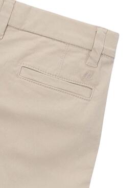 Short chinois beige pour garçon de la marque Mayoral des Bermudes