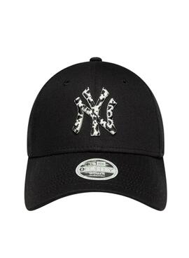 Casquette New Era New York Yankees 9FORTY logo animal print pour femme