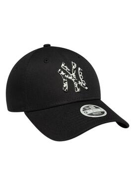 Casquette New Era New York Yankees 9FORTY logo animal print pour femme