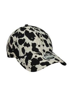 Casquette New Era New York Yankees 9FORTY imprimée vache pour femme