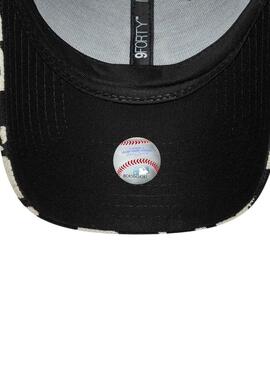 Casquette New Era New York Yankees 9FORTY imprimée vache pour femme
