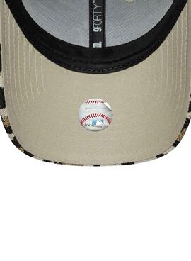Casquette New Era Midi New York Yankees 9FORTY imprimée léopard pour femme