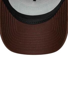 Casquette New Era Patch Suede 9FORTY beige pour homme et femme