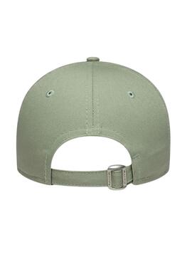 Casquette New Era MLB League Essential New York Yankees 9FORTY verte pour femme