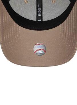 Casquette New Era 9FORTY Yankees New York League camel pour femme et homme