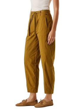 Pantalon Pepe Jeans Alice moutarde pour femme