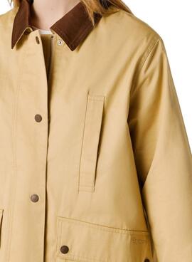 Veste Pepe Jeans Flory beige pour femme