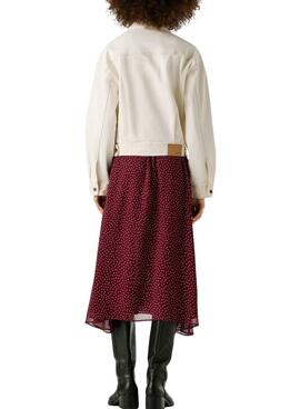 Veste en jean Pepe Jeans relaxed blanc pour femme.