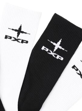 Chaussettes Project x Paris Polaris blanc et noir pour homme