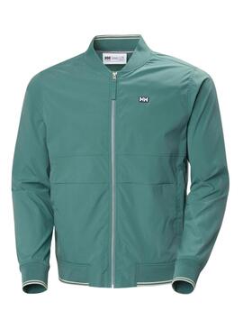 Veste de bombardier marine vert Helly Hansen pour homme