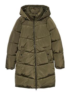 Manteau matelassé Vila Halsey vert pour femme