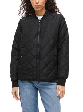 Veste bombardier Vila Vitate noire pour femme