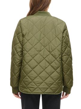 Veste bombardier Vila Vitate verte olive pour femme