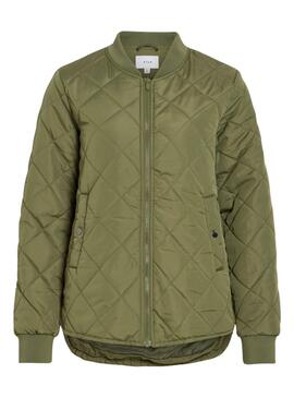 Veste bombardier Vila Vitate verte olive pour femme